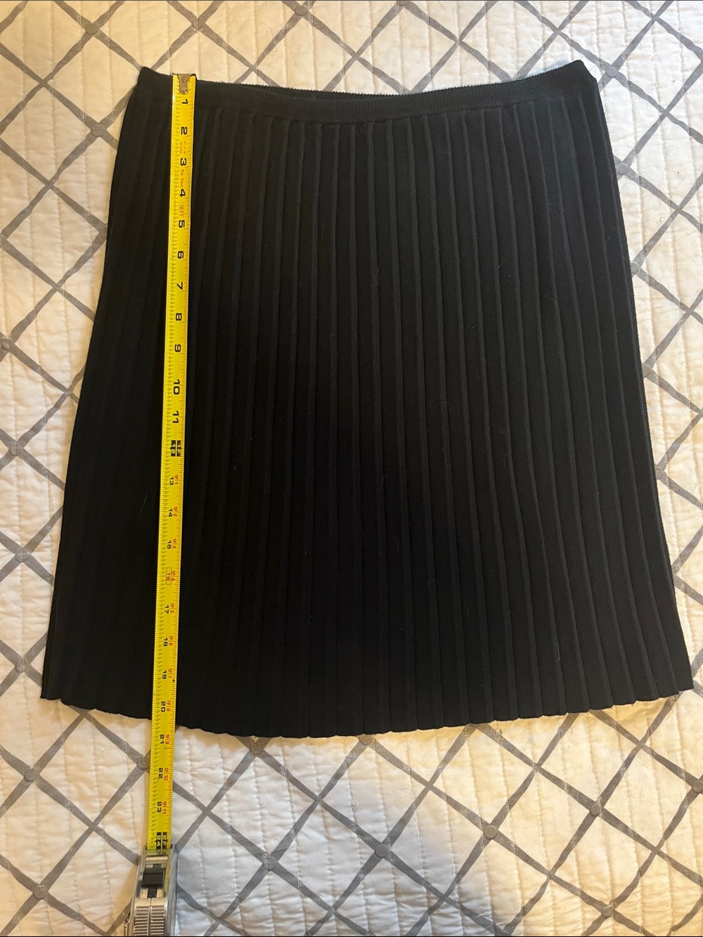 Press cotton pleated skirt size medium